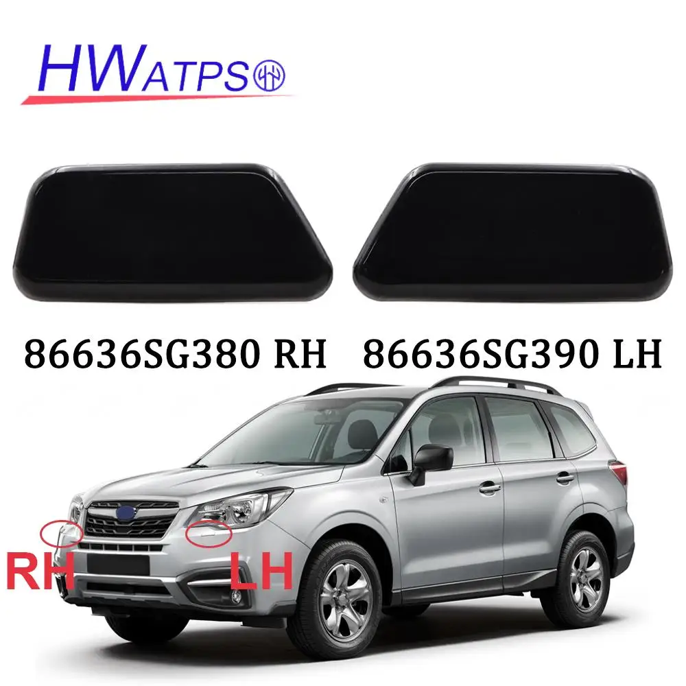 Front Bumper Headlight Washer Spray Nozzle Cover Headlamp Jet Cap Lid 86636FL050 86636FL040 For Subaru XV Crosstrek 2018-2020