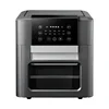 OEM 2021 New Arrival 12L Smart Oven Food Grade Professional Oil Free Air Fryer Black Electric Deep 1