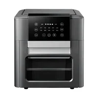 OEM 2021 New Arrival 12L Smart Oven Food Grade Professional Oil Free Air Fryer Black Electric Deep 1