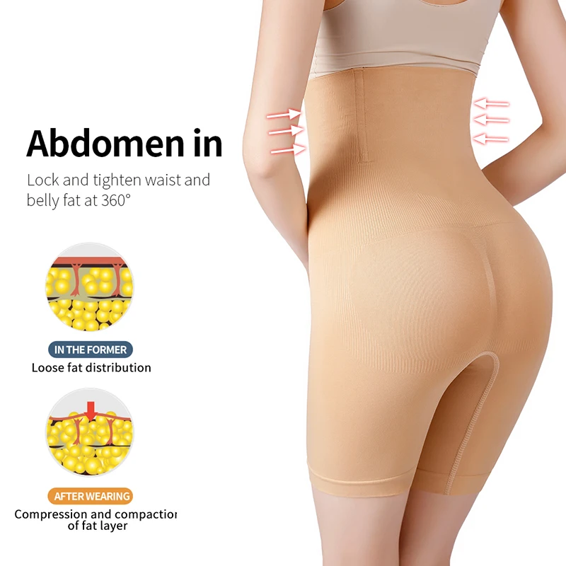 Womens Firm Tummy Control Butt Lifter Shapewear High Waist Trainer Body Shaper Shorts Thigh Slim Girdle Panties Clothing Female