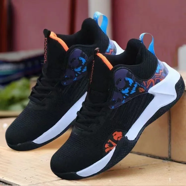 High Gang Men's 2024 New Versatile Breathable Trendy Casual  Student Sports Shoes Mesh Running Shoes Men's Vulcanize Shoes 3
