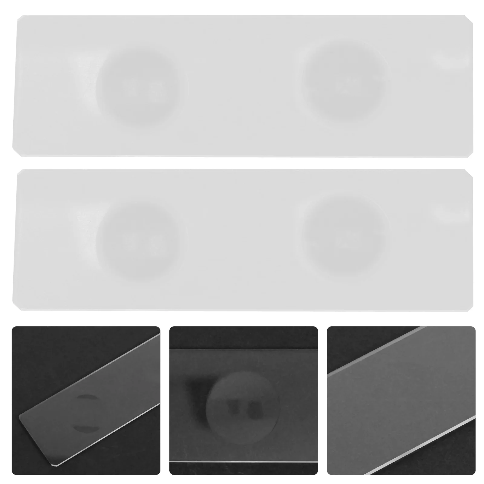 

50 Pcs Concave Slide Glass Microscope Slides for Laboratory Specimens Aquatic