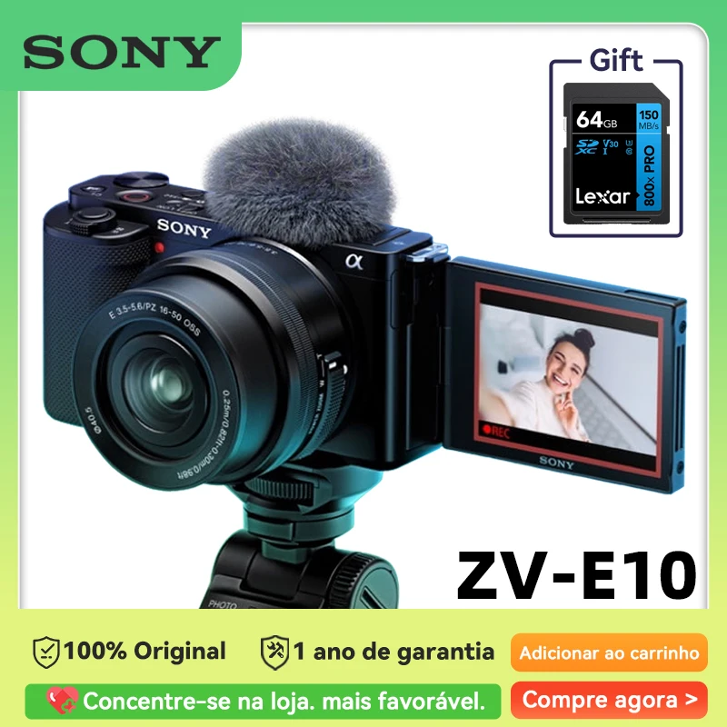 Sony Alpha ZV-E1 ZVE1 Full Frame Vlog Flagship Mirrorless Camera 12.1  Million Pixels 4K 60P/120P High Frame Rate Video New - AliExpress