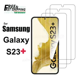 Durable 6.6 Tempered Glass Screen Protector - HD Clarity, Anti - Scratch, Fingerprint Resistant - 4 pcs (For SAM S23 Plus)