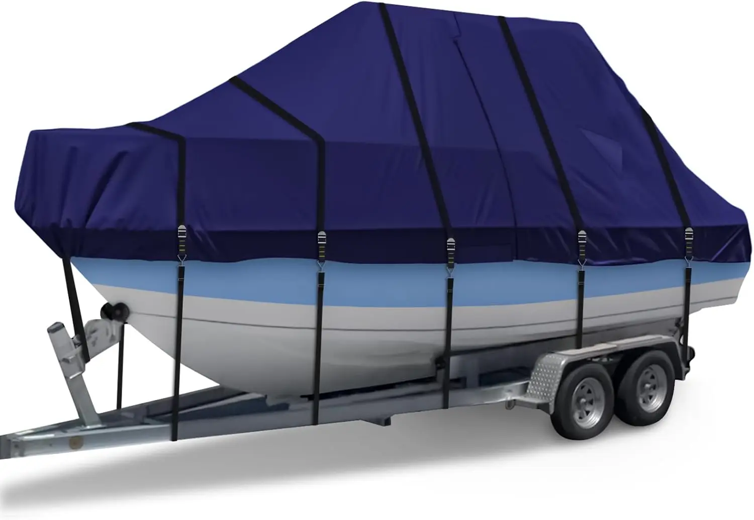 Waterproof T Top Hard Top Boat Cover, Center Console Boat Cover