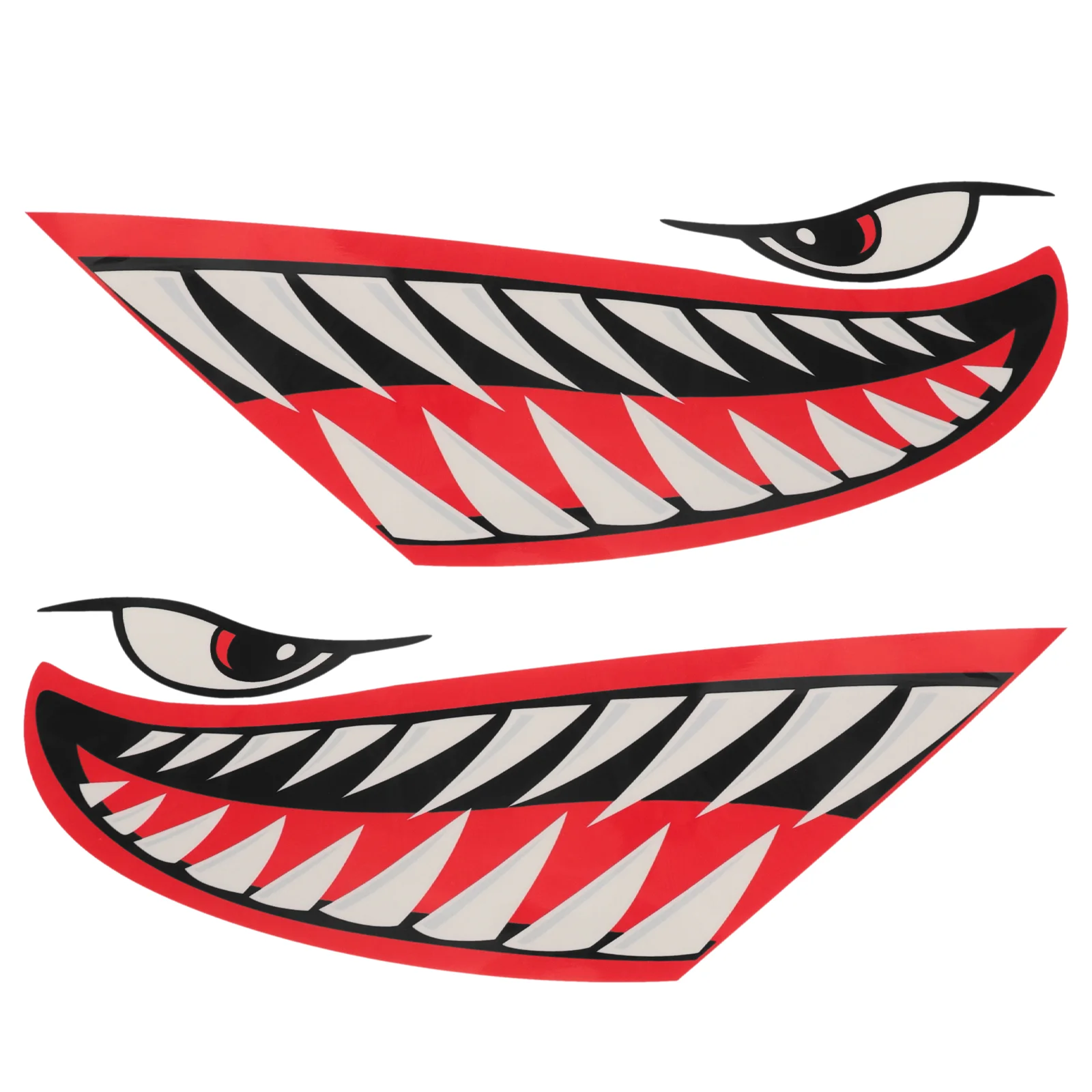 Shark Teeth Mouth Fishing Boat Decals Flying Tigers Canoe Kayak Car Motorcycle Truck Sticker
