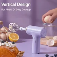 Mélangeur électrique sans fil Portable, 3 vitesses, batteur à œufs, pâte à pâtisserie, gâteau, crème, mousseur à lait, outils de cuisine, 1 pièce 5