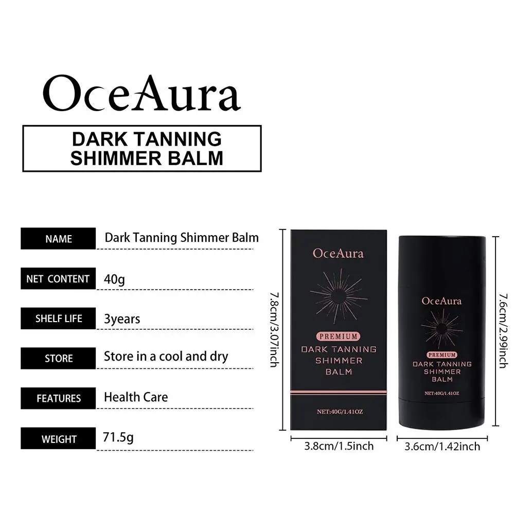 Body Tanning Stick Self Tanning Lotion Natural Lasting Anti-sunburn Moisturizing Smooth Delicate Body Beauty Care 40g