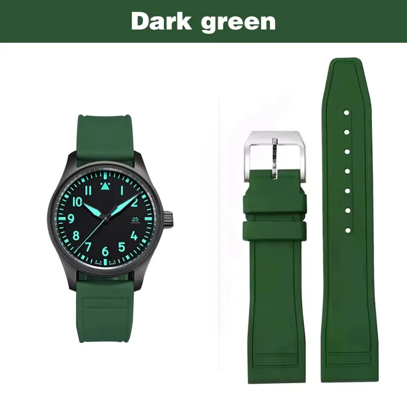 Premium Quick Release Rubber Watch Strap - Sport Bracelet Accessories Wristband - 20mm, 21mm, 22mm
