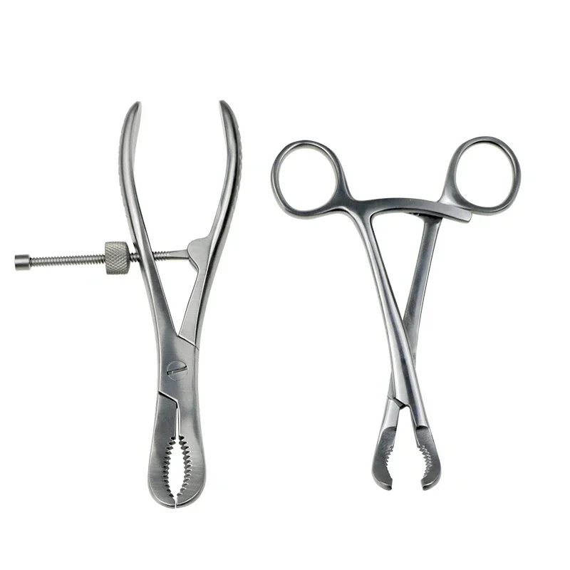 Orthopedic Instruments Stainless Steel Toothed Phalanges Reduction Forceps Autoclavable Bone Holding Forceps Veterinary Orthopedics Instruments 1pcs orthopedic instruments veterinary surgical instruments