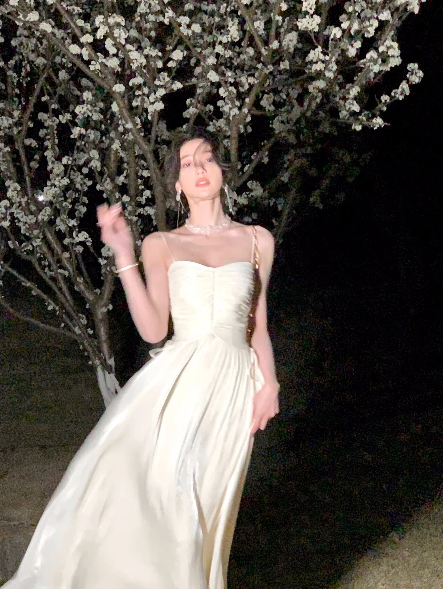 Elegant Shiny Midi Dresses for Women Evening Party Dress Prom Robe Vintage Solid Summer New A-line Spaghetti Strap Vestido Mujer