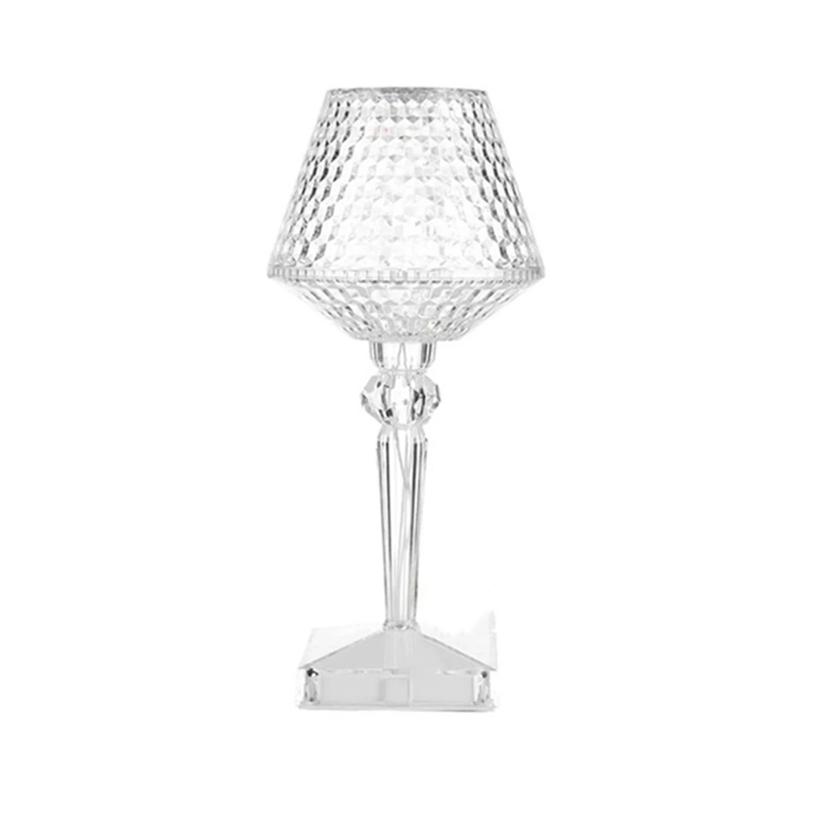 

3 Colors Touch Crystal Table Lamp USB Wireless Dimming Bedside Lamp Romantic Decorative Desk Lamp for Restaurant Bar