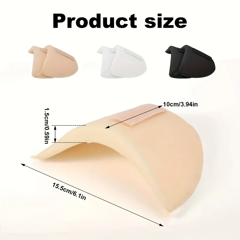 우아한 스포츠 테마 어깨 패드 3쌍 여성용 드레스용 부드럽고 통기성이 좋은 두꺼운 스폰지 패드 다목적