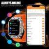 LaNikar Smart Watches For Men Bluetooth Call Screen Fitness Tracker Heart Rate Blood Pressure IP68 Waterproof for iPhone Android 6