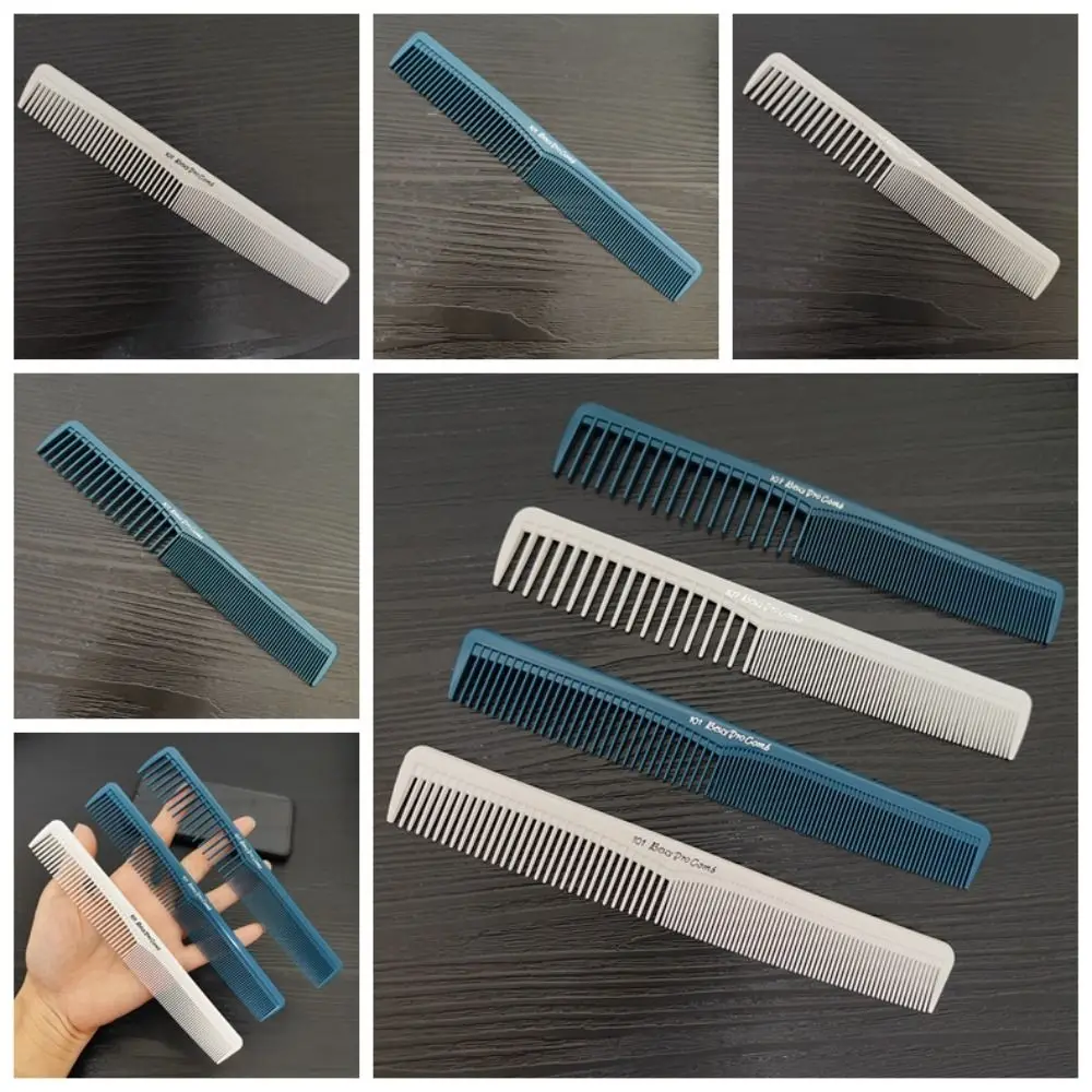 

Plastic Pro Hairdressing Combs Anti-slip White Hair Cutting Comb Anti-Static Durable Straight Hair Brushes Cairdresser