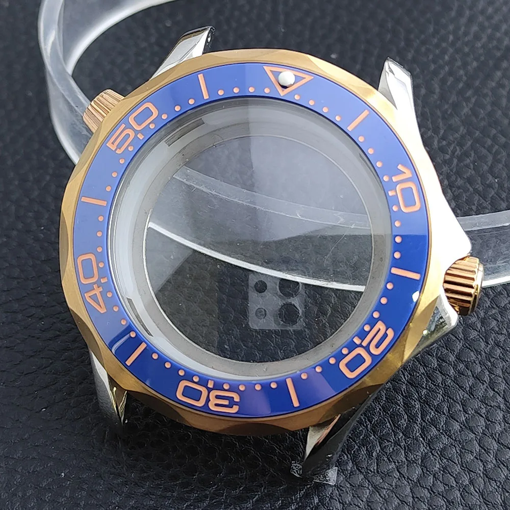 Premium 42mm Men's Watch Case with Sapphire Glass and 20mm Strap - Complete Watch Accessory Set with Box