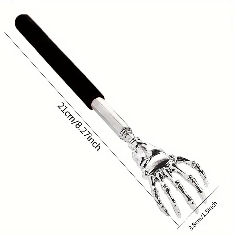 Portable Stainless Steel Telescopic Back Scratcher Extendable Scratcher Back Massager thumbnail 4