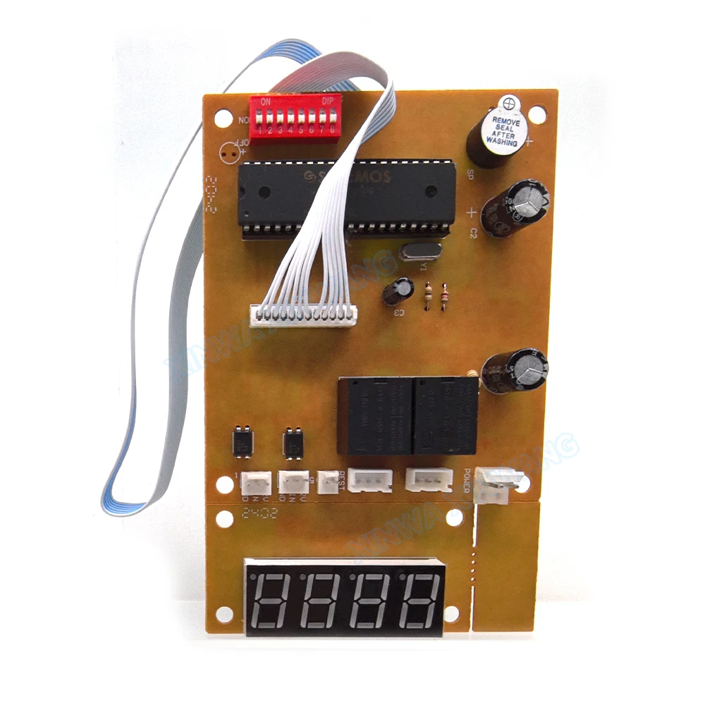Scheda Timer A Gettoni 12V 4 Bit - Controllo Per Lavatrici, Sedia Massaggio, Console Giochi E Asciugatrici