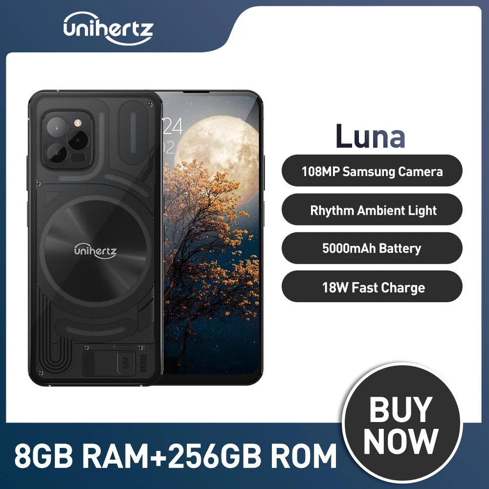 Unihertz-Luna-Smartphone-Android-12-Rhythm-Ambient-Light-8GB-256GB ...