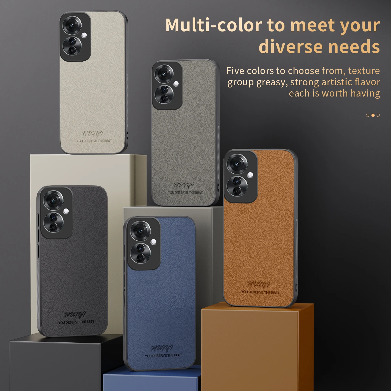 Leather Magnetic Shockproof Protective Case