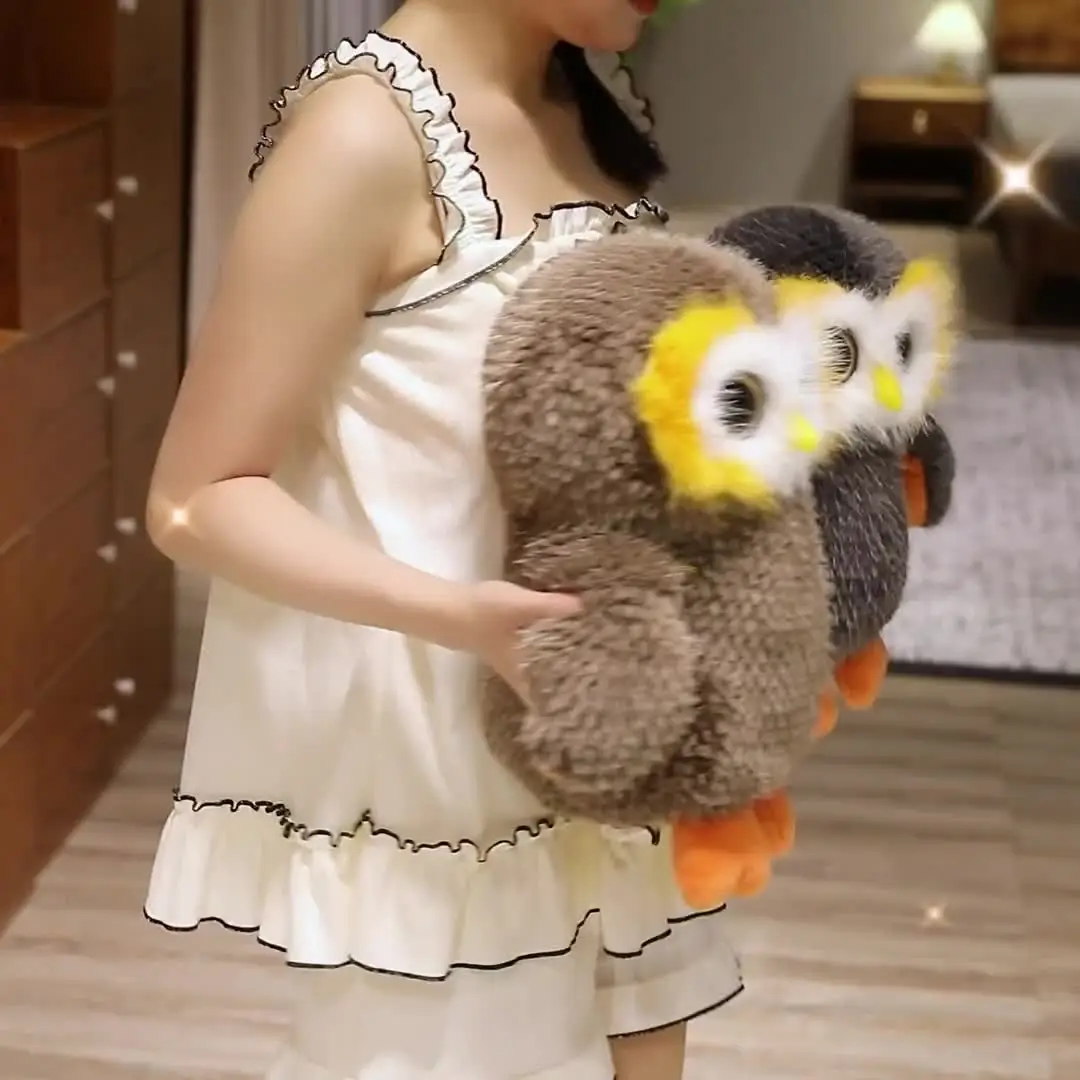 20–33 cm Simulation, lustige Eule, Kawaii, weiches Stofftier, weiches  Plüschtier, für Sie, Jungen und Mädchen, perfektes Geburtstags- und  Urlaubsgeschenk - AliExpress, image size:1080x1080