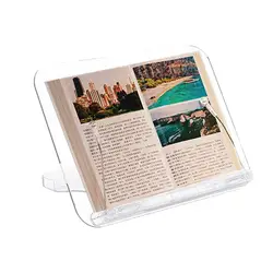 Book Stand For Reading Transparent Acrylic Book Reading Holder Material Support Tool For Book Tablet Office Supplies products