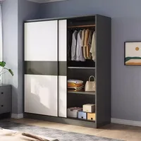Armoires de chambre pleine grandeur, rangement pour loisirs créatifs, esthétique blanche, armoires de sol compactes, ensembles de commodes, meubles de maison 6
