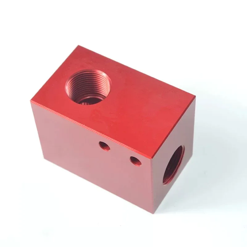 Oil circuit block V6068 for threaded insertion of 12 series electromagnetic one-way throttle relief valve