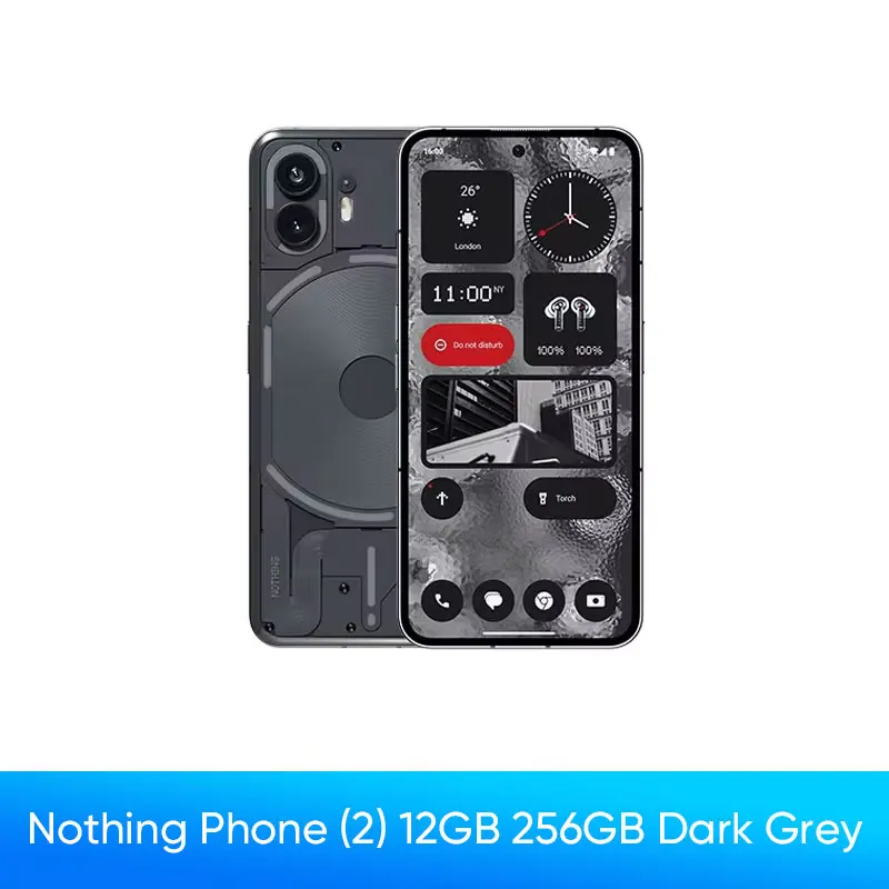 100% Original Nothing Phone 2 Global Version 6.7” Flexible OLED