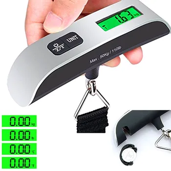 50kg Portable Hanging Scale Electronic Hand Luggage Scale Digital Display Suitcase 110lb Travel Baggage Bag Weighing Tools 1 50kg Portable Hanging Scale Electronic Hand Luggage Scale Digital Display Suitcase 110lb Travel Baggage Bag Weighing Tools 1