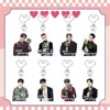 Kpop Felix Hyunjin Valentine's Day Keyrings Seungmin Han Changbin Lee Know New Acrylic Double-sided Keychain Bag Pendant Gift 2