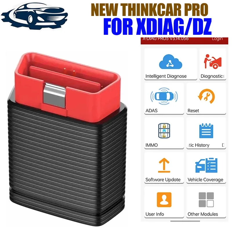 

Диагностический сканер Thinkcar Pro OBD2, автомобильный диагностический сканер с полным программным обеспечением, поддержка diagzo/xdiag