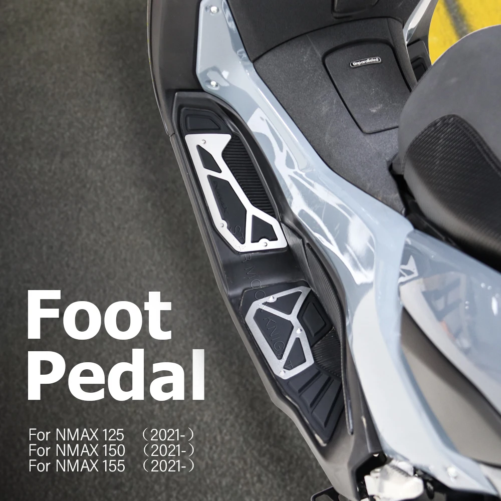 Accessori Moto Poggiapiedi Pad Pedana Pedana Pedana Pedana Per Yamaha N Max Nmax 125 150 155 Nmax125 Nmax150 Nmax155