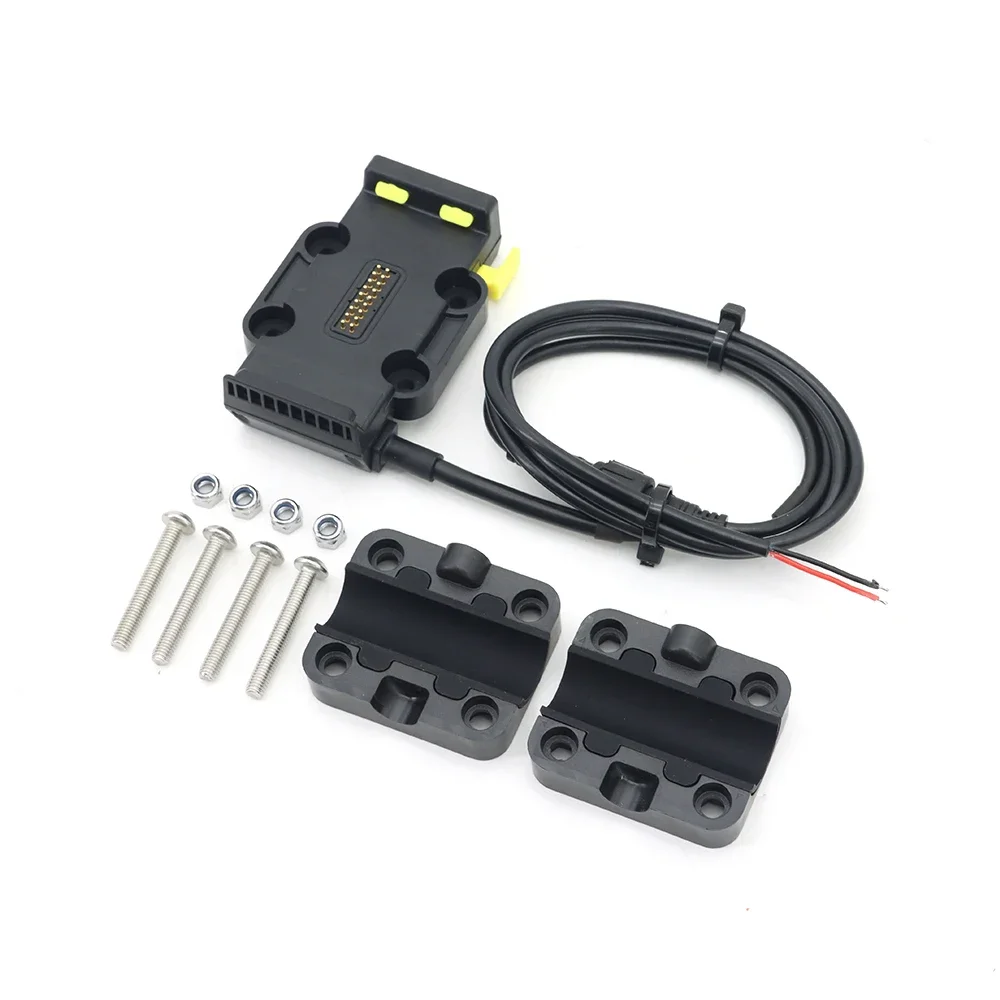 Telefonhalterung für die Navigation, Stromversorgung, kabelloses Laden, 12 mm/16 mm/22 mm, Rollbügelbasis für BMW R1300GS R 1300 GS R1300GS. – Detail 5