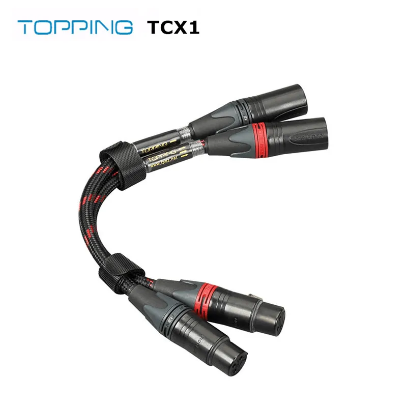 

TOPPING TCX1 Audiophile 6N Single Crystal Copper XLR Balanced Line XLR Professional Audio Cable