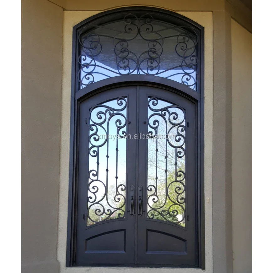 Entrance Door For Hotel Latest Iron Front Door Designs High Wrought Iron Entrance Door Design 4