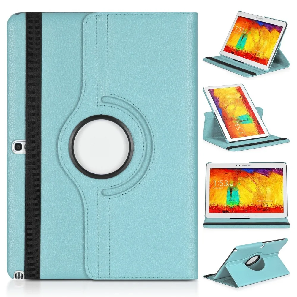 Custodia In Pelle Pu Rotante 360 Per Samsung Galaxy Tab Pro T520 T525 T521 10.1 "Cover Note 2014 Edition 10.1" P605 P600 P601 Funda