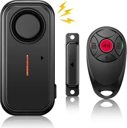 Wireless Magnetic Door and Window Security Alarm with Remote Control (1Receiver 1Remote)