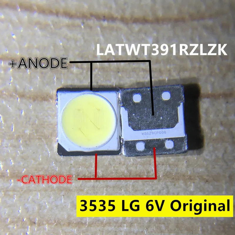 SMD LED 3535 6V 2w Reparatur Beleuchtung De Fondo TV LG Innotek Backlight 