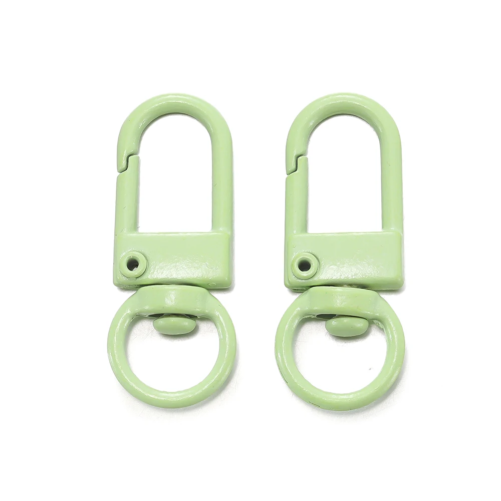Colorful Alloy Snap Lobster Clasp Hooks for DIY Crafts - 10-Pack Wholesale Set