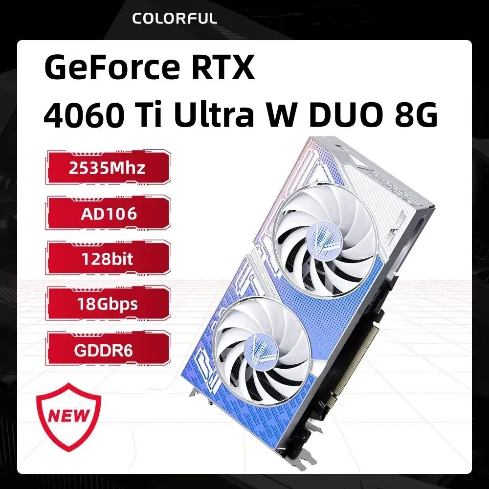 Colorful iGame GeForce RTX 4060 Ti Ultra W OC 8GB GDDR6 Graphics card