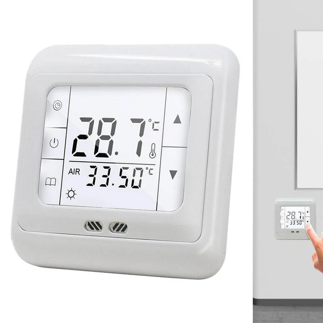 LCD Digital Weekly Programmer Thermostat Home Programmable Thermostats Room  Thermostat For Underfloor Heating Thermostat - AliExpress