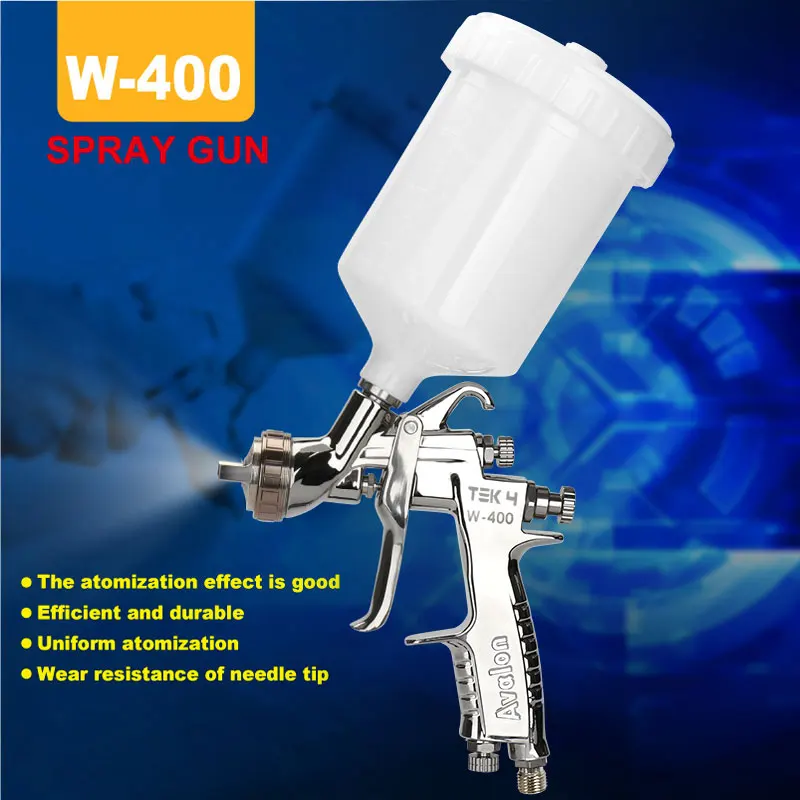 W400 Paint Spray Gun For Cars Hand Manual Sprayer Pneumatic Tools
