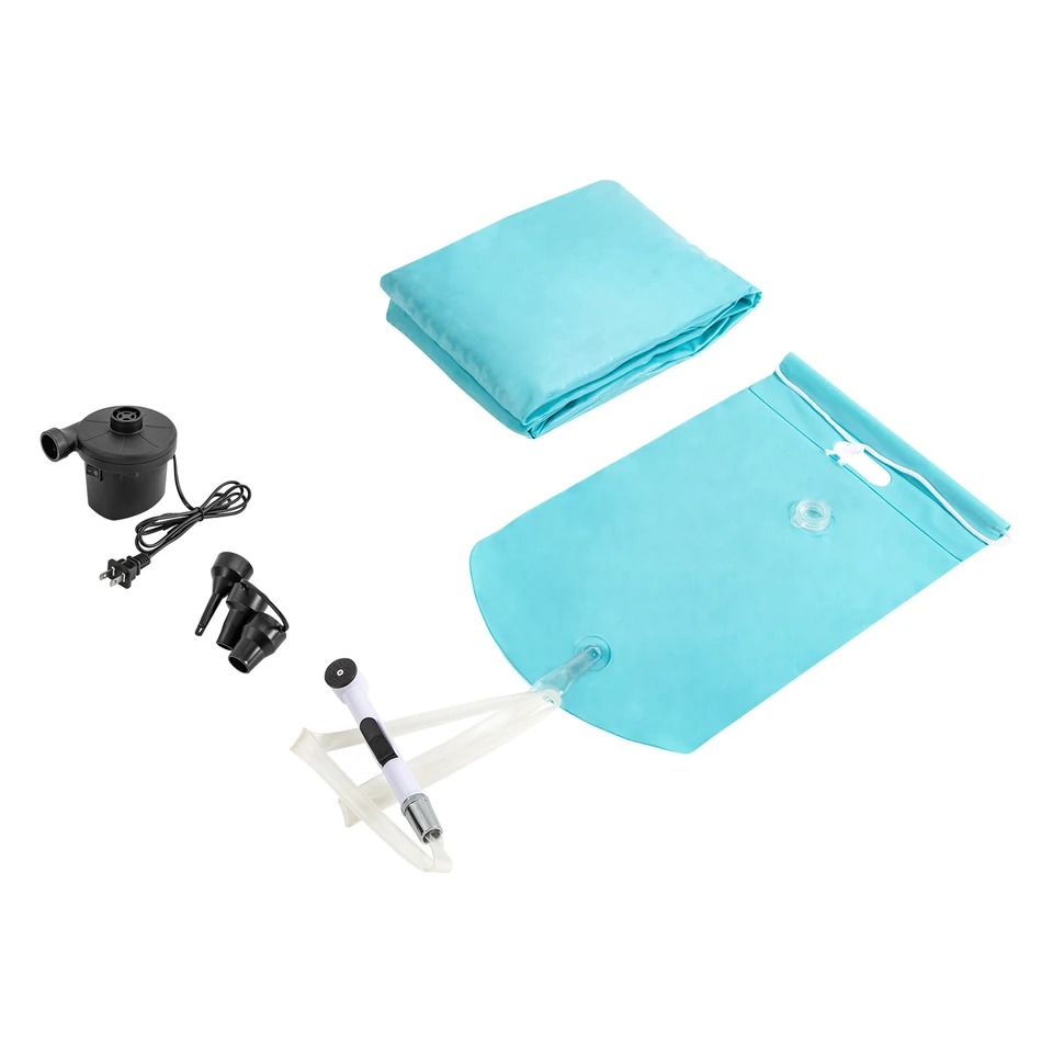 Foldable Inflatable Bathtub for Bedside Showers