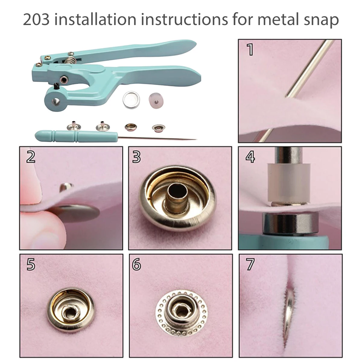 Snap Fastener Tool Kit 4