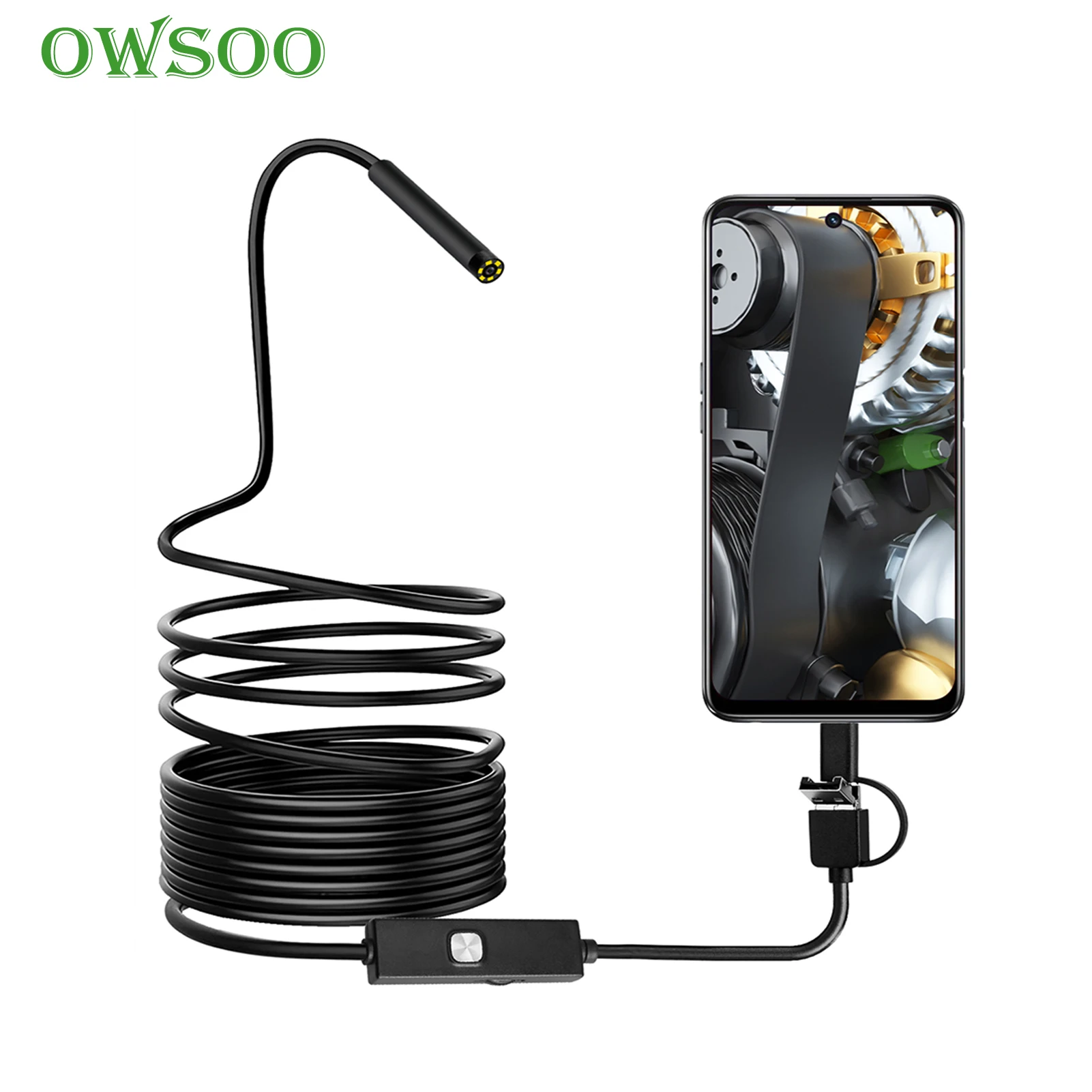 1080p Hd Mini Android Endoscope Camera 1m 2m 3.5m 5m Microusb/usb/type C  Inspection Video Camera Snake Borescope Tube - Endoscope Camera - AliExpress