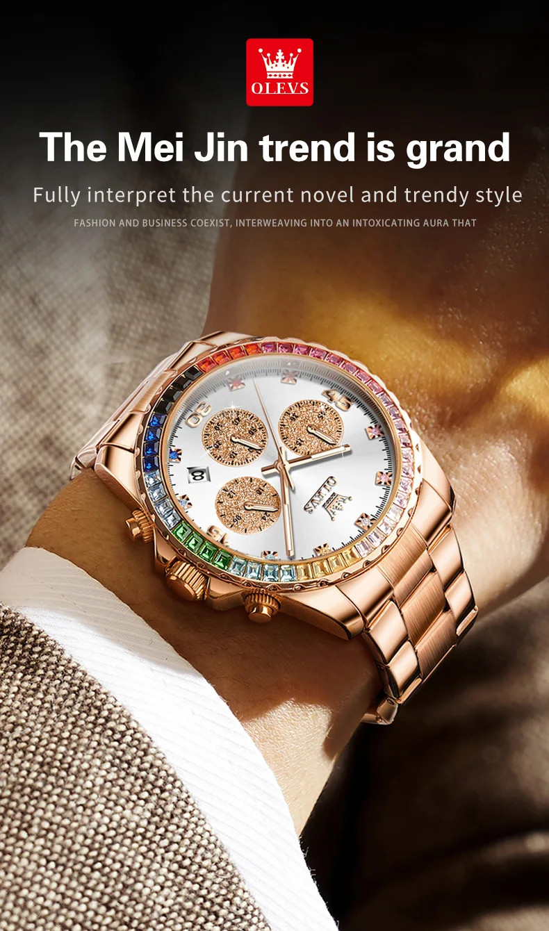 OLEVS 2939 Men's Watch description image 11