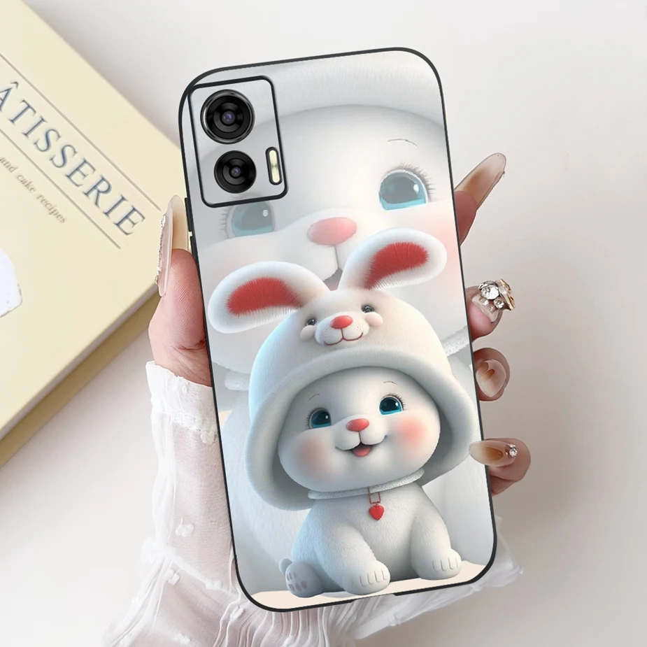 Cute Panda Cartoon Shockproof Soft TPU Phone Case for Motorola Edge 30 Lite