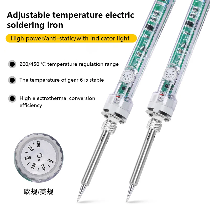Einstellbare Temperatur 60 W Interne Heizung Lötwerkzeuge Elektronische Lötkolben Schweißgeräte 110 V/220 V