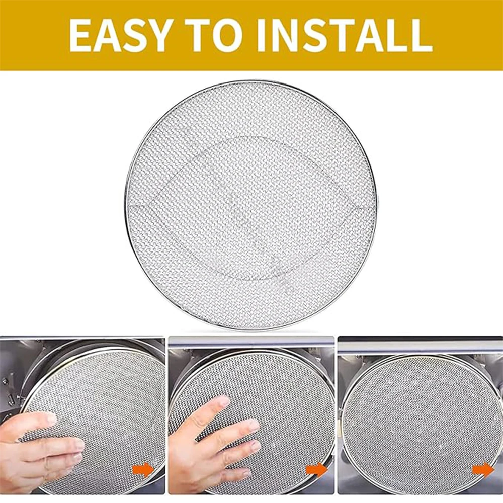 Splatter shield Stainless Steel Splash Guard For Ninja Foodi FG551 Reusable Replacement For Ninja Smart XL 6-In-1 Indoor Grill Accessories